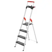 Hailo Kāpnes mājsaimniecības L100 Topline / alumīnija 4 pakāpieni 038050407