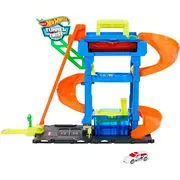 Hot Wheels automazgātava ar ūdens izsmidzināšanas tuneli Htn80 0194735195114