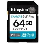 Kingston 64Gb Uhs-I Sd Memory Card Class 10, U3, V30 Sdg4/64Gb
