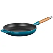 Le Creuset Čuguna panna ar koka rokturi Ø28Cm zila 02732438