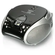 Lenco Cd magnetola, melna/ sudraba, Scd-24 Black/Silver