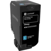 Lexmark 7K Cyan Toner Cartridge 74C0S20
