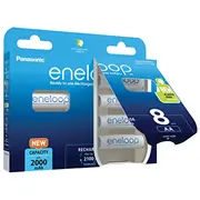 Panasonic Eneloop 8 x Aa 2000Mah Bk-3Mcde/8Be