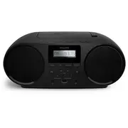 Philips Cd Soundmachine magnetola, melna Taz5000/10 gan no rozetes,gan uz baterijām