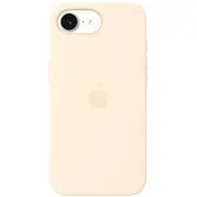 Apple iPhone 17E Silicone Case with Magsafe, Vanilla Mhwg4Zm/A