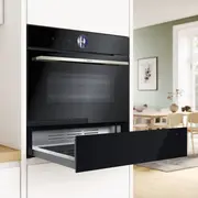 Bosch Bic7101B1 Built-In Warming Drawer, Cavity volume 20 L, Black