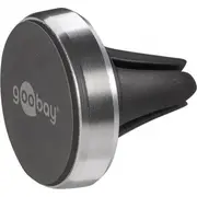 Goobay Magnetic mount Metal Slim Design for smartphones 35Mm 38685 Black/Silver