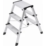 Hailo Pakāpienu soliņš salokāms D60 Standardline / alumīnija 2X3 pakāpieni 034443701