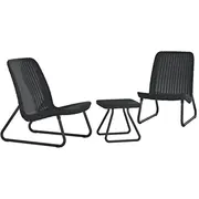 Keter Dārza mēbeļu komplekts Rio Patio Set pelēks 29197637939