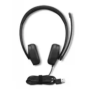 Lenovo Headset Usb-A Stereo Gen 2, Black 4Xd1P83425