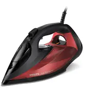 Philips 7000 sērijas Tvaika gludeklis, melna/sarkana - Dst7022/40