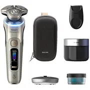 Philips i9000 Prestige Ultra Elektroskuveklis mitrai/sausai skūšanai Lādējams, baltais zelts X Xp9403/31