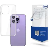 3Mk Clear Case Aizmugurējais Apvalks Caurspīdīgs Priekš Apple iPhone 14 Pro Max  5903108476867 maciņš apvalks mobilajam telefonam
