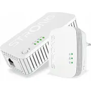 Adapter powerline Strong Powerlwf1000Duomini Karta sieciowa do Powerline 1000 Mbit/S Przewodowa siec Lan Wi-Fi Bialy 2 szt. 9120072375729  Joinedit63629492