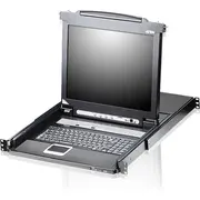 Aten Kvm 8 port Lcd Led 17  keyboard touchpad Usb-Ps/2 Cl5708M Ata Ag Cl5708Ma Cl5708M-Ata-Gg komutators