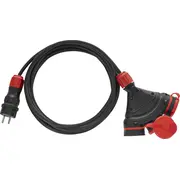 Awtools Extreme Extension Cable 25M 3X2.5Mm 3 Sockets Ip54 16A/4000W  Aw70233 elektrības pagarinātājs