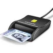 Axagon Cre-Sm3N Usb Smart Card Flatreader  Cre Sm3N Zucr-097 Datora korpuss