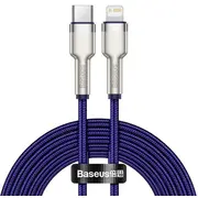 Baseus Cafule Series Usb-C cable for Lightning  20W 2M Purple Catljk B05 6953156202122 baseus20210315153755 Kbcacli202Pp Usb kabelis