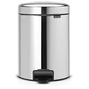 Brabantia atkritumu tvertne ar pedāli Newicon  5 l Brilliant Steel 112621 8710755112621