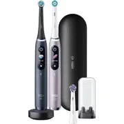 Braun Oral-B iO Series 9 Electric Toothbrush Black/Rose  black onyx/rose quartz with 2Nd handpiece 2. Hands bk/pk 4210201449058 Black i Rose masāžas ierīce
