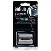 Braun sietiņš  griezējbloks skuvekļiem 52S 4210201072195 Keypart52S Silv S5 Old Gen 52S5 81626276 Brn072195 Kombipack Series552S vīriešu skuvekļu piederumi
