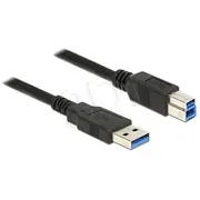 Cable Usb 3.0 0.5M  Am-Bm black 85065 kabelis