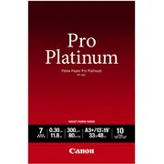 Canon Pt101 Pro Platinum Photo  300G A3 10Sheets 2768B018 foto papīrs