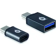 Conceptronic Adapter Usb-C - Usb3.0Micro Usb  2Er-Pack gr Donn04G adapteris