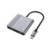 Conceptronic Dock Usb-C - 2Xhdmi 1Xusb3.0 100Wpd  0.25M gr Donn13G dock stacijas Hdd adapteri