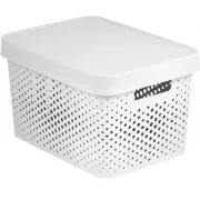 Curver Kaste caurumota ar vaku Infinity 17L 36X27X22Cm balta 0804742N23  3253924742175 229153 Crv229153