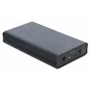 Delock 42612 storage drive enclosure 3.5 Hdd Black  Drive cases 4043619426126 cietā diska korpuss