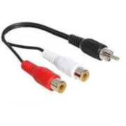 Delock Audio-Adapter - Rca M bis x 2 W  De 84493 adapteris