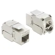 Delock Keystone Module Rj45 blue- Lsa Cat6  86205 datortīklu aksesuārs