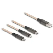 Delock Usb Rgb Ladekabel 3 in 1 Typ-A zu Lightning 20M  88158 Datora pele