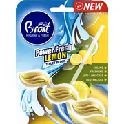 Dramers Brait Hygiene amp Fresh Kostka do Wc Power Lemon 39G 14001829 5908241728293  Joinedit73909184 tīrīšanas līdzeklis