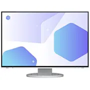 Eizo Flexscan Ev2485-Wt Led-Monitor 61 cm 24 Zoll weis Wuxga  350 cd/m Ips Usb Usb-C Displayport Hdmi Ev2485 Wt monitors