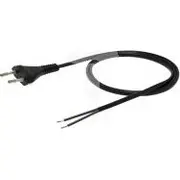 Elgotech Przewod z plaska wtyczka b/u H03Vvh2-F 2X0 5 czarny S-13-0 5-2-2 /2M/ - 5902694013845  Joinedit16682016