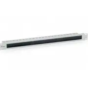 Equip Kabeldurchfuhrung 19 1He schwarz  mit Bursteneinsatz 327411 Black