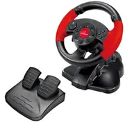 Esperanza Steering wheel with vibrations High Octane Eg103 Pc  Ps2 Ps3 black color spēļu konsoles gampad