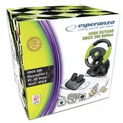 Esperanza Wheel Pc/Ps3/Xbox Eg104 High Octane Xbox 360  spēļu konsoles gampad