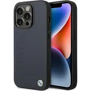 Etui Bmw Bmhmp14Xsllna iPhone 14 Pro Max 6 7 granatowynavy hardcase Leather Hot Stamp Magsafe  139097-Uniw 3666339089252 Bmw000588-0 Bmw401 maciņš apvalks mobilajam telefonam