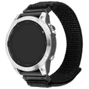 Fixed  Sporty Strap for Garmin Quickfit 22Mm 160-210 mm Black Nylon 8591680161775 Fixnst2-Qf22Mm-Bk