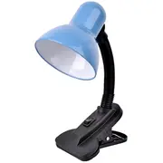 Galda lampa ar klipsi 60W  E27 zila Besk 4750959131671 apgaismes ķermenis