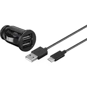 Goobay Billader Usb Type-C 2In1 2 1A 2Xusb  58820 Rb58820