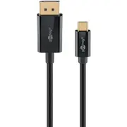 Goobay Usb-C to Displayport Cable 4K at 60 Hz  1 m 75704 4040849757044 kabelis video audio