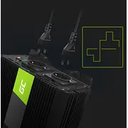 Green Cell Pro Inverter  12V to 230V 2000W/4000W modified sine wave Invgc10 Strāvas pārveidotājs Power