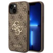 Guess Guhcp15S4Gmgbr iPhone 15 6.1 brązowybrown hardcase 4G Big Metal Logo  154851-Uniw 3666339171506 57983116453 Gue003234 Gue003234-0 maciņš apvalks mobilajam telefonam