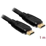 Hdmi Flachkabel Delock Ethernet A - St/St 1.00M 4K  82669 kabelis video audio