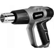 Heat gun 2000W  temperature rangeI 50Oc Ii 50-550Oc Iii suitcase 59G526