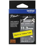 Hse-631E - Schwarz auf Gelb Rolle 1 12 cm x 5 m  Hse631E printeris